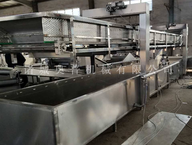 Net belt defrosting equipment